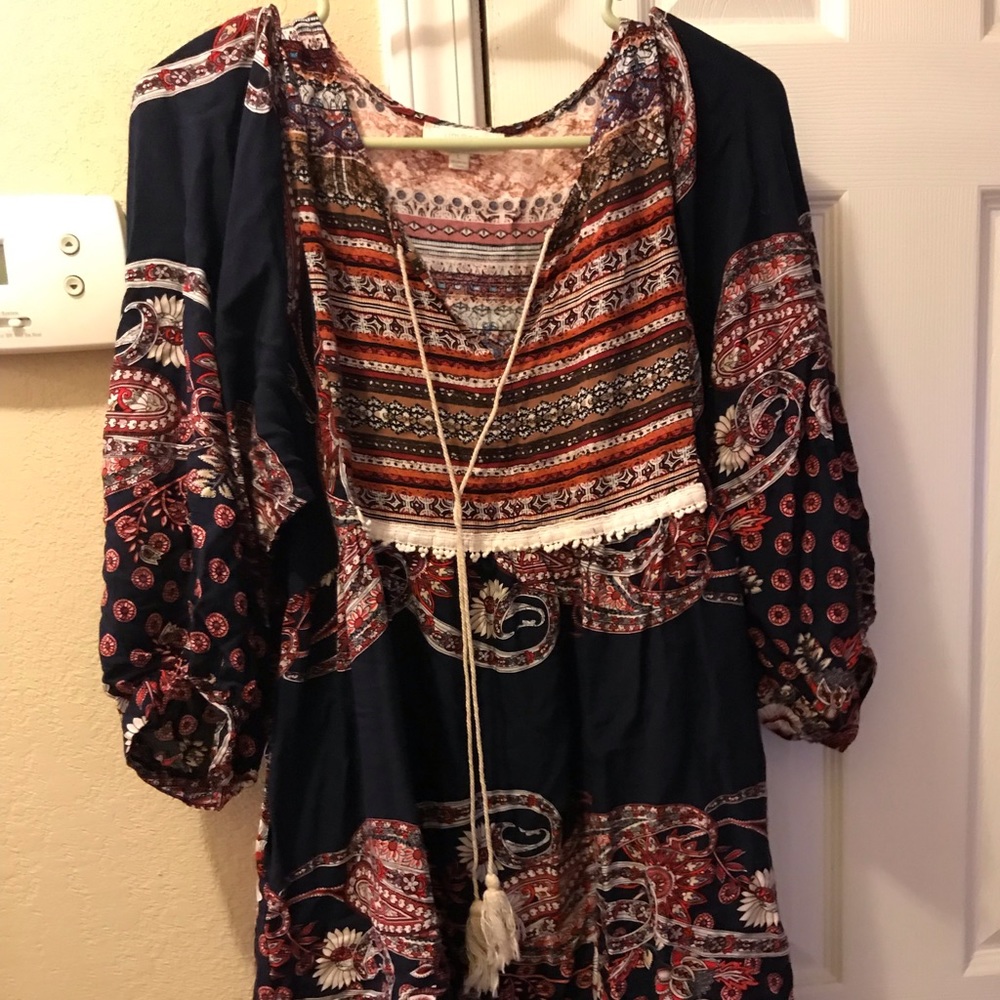 Boho boutique tunic